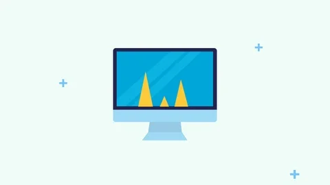 Desktop with search engine optimization Video stock 124302915