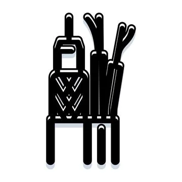 Desktop tools and equipment for creative workspace Stock Illustration