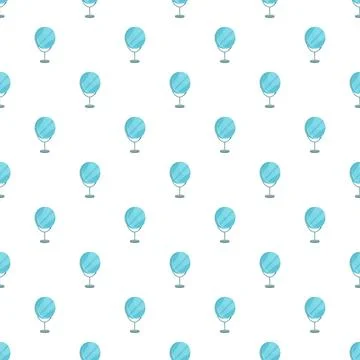 Desktop vanity mirrors forming a seamless pattern Illustrazione stock