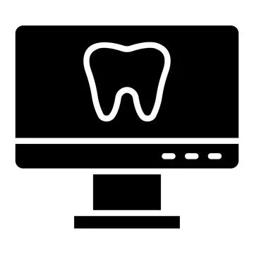 Desktop Vector Icon Design Illustration Stock Illustration