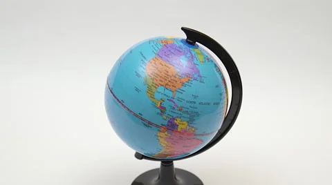 Desktop World Globe. 4K UHD Stock Footage 48338920