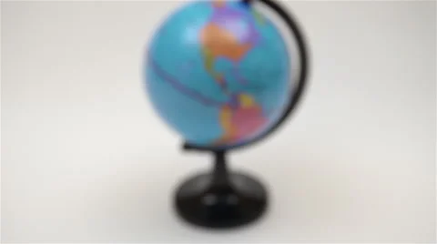 Desktop World Globe. 4K UHD 库存影片 48339881