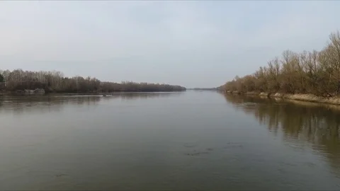 Desna river in Ukraine Stockbeeldmateriaal 76818711