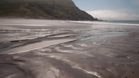 Desolate beach Stock Footage 94713756