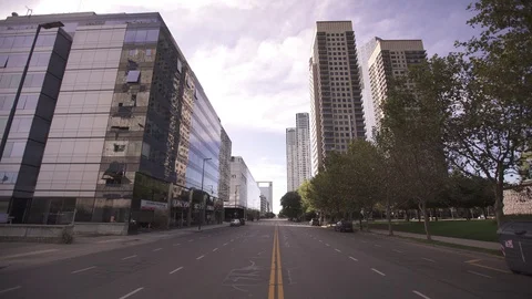 Desolate city of Buenos Aires during quarantine Stock Footage 128772860