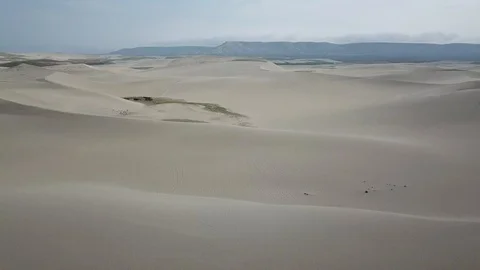 Desolate desert of dunes Stock Footage 96356143