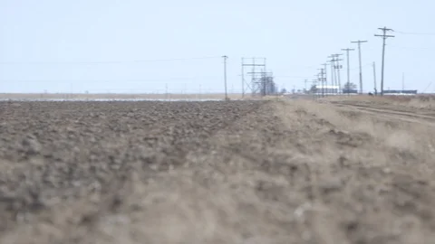 Desolate dirt road Stock Footage 104894497