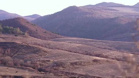 Desolate hills Stock Footage 235264168