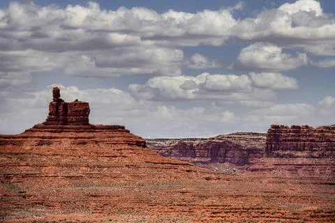 Desolate Monument Valley Desret View Stock Photos