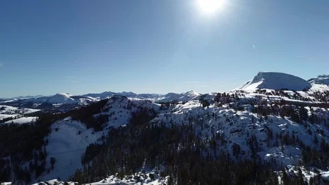Desolation Wilderness Winter Stock Footage 101044400