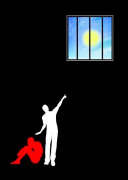 Despair and Hope Stock Illustration
