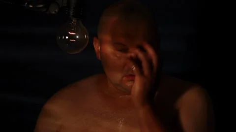 Despair men Stock Footage 8655955