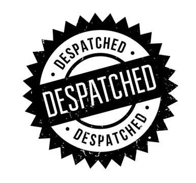 Despatched rubber stamp Stock Illustration