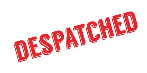 Despatched rubber stamp Stock Illustration