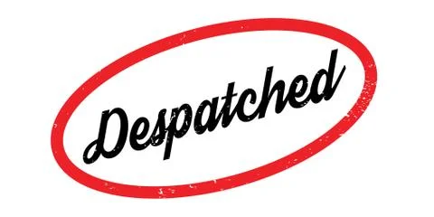 Despatched rubber stamp Stock Illustration