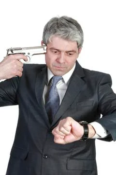 Desperate businessman Stock Photos