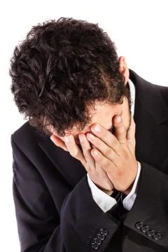 Desperate businessman Stock Photos
