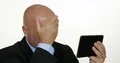 Desperate Businessman Upset Read Bad News Digital Tablet Surfing Internet Email 4k or 4k+ Resolution