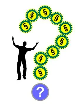 Desperate for Help Stock Illustration