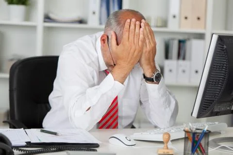 Desperate manager Stock Photos