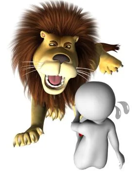 Desperate situation Stock Illustration