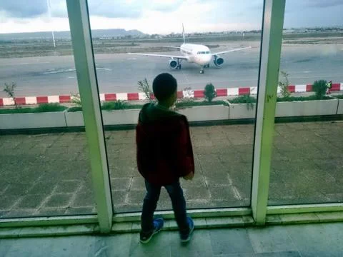 Desperate waiting Stock Photos