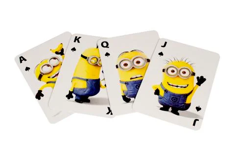Despicable Me cards Stock Photos