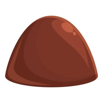 Dessert block icon cartoon vector. Chocolate candy Stockillustratie