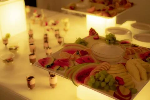 Dessert buffet Wedding Event Stock Photos