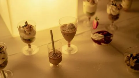 Dessert buffet Wedding Event Stock Photos
