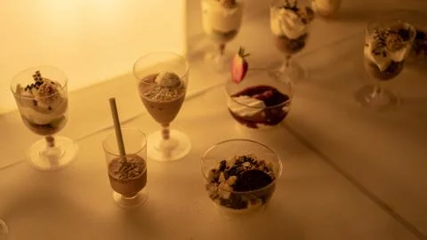 Dessert buffet Wedding Event Stock Photos