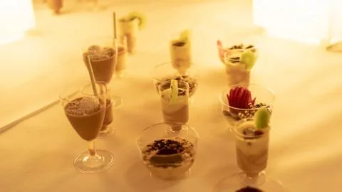 Dessert buffet Wedding Event Stock Photos