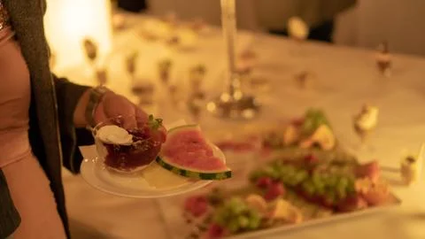 Dessert buffet Wedding Event Stock Photos