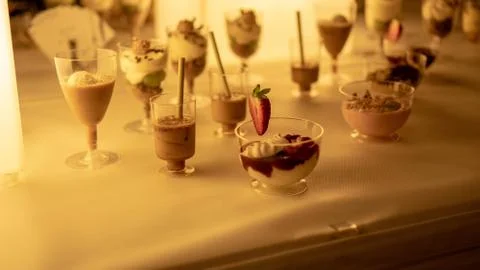 Dessert buffet Wedding Event Stock Photos