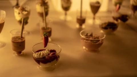 Dessert buffet Wedding Event Stock Photos