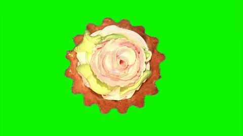 Dessert cake 02 Stock Footage 43558619