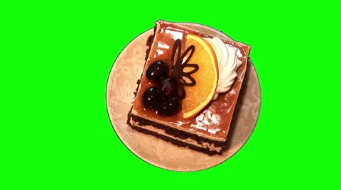 Dessert cake 08 Stock Footage 44445707