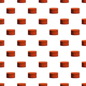 Dessert cake pattern creating chocolate sweet food background Stock Illustration