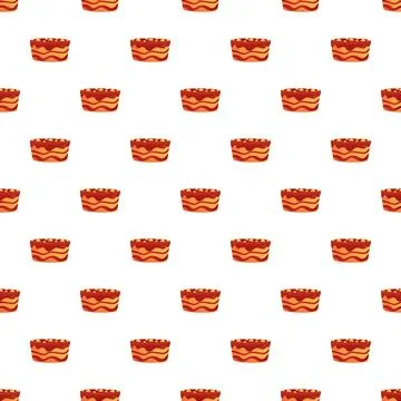 Dessert cake pattern creating a sweet food background 스톡 일러스트