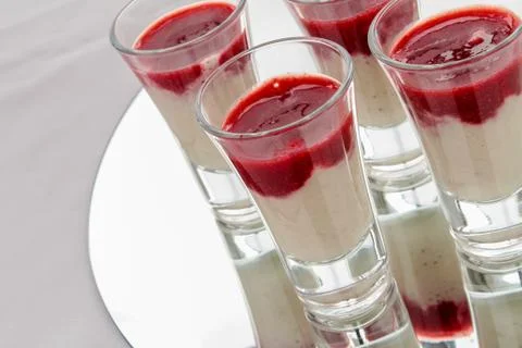 Dessert canape Stock Photos