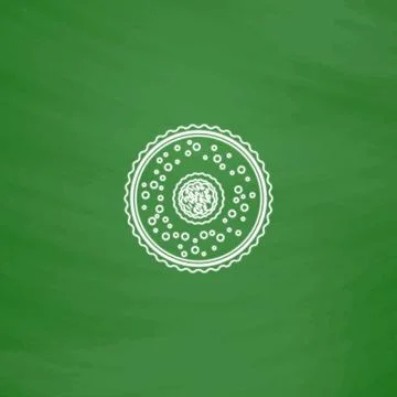 Dessert computer symbol Stock Illustration