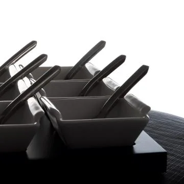 Dessert containers Foto stock