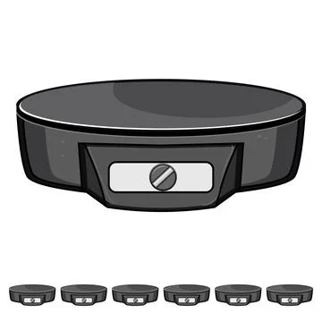 Dessert crepe maker cartoon vector graphic Illustrazione stock
