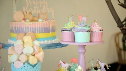 Dessert Decor Video stock 97053507