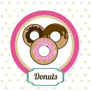Dessert design over blue background vector illustration Ilustração Stock