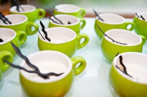 Dessert drinks Stock Photos