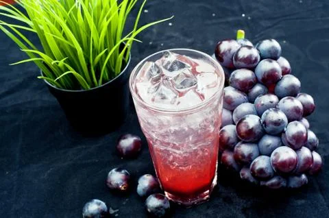 Dessert drinks, tea, fruit Stock Photos