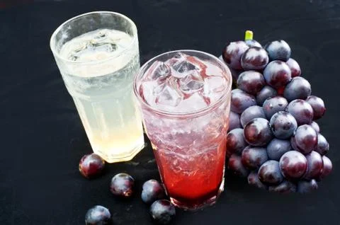 Dessert drinks, tea, fruit Stock Photos