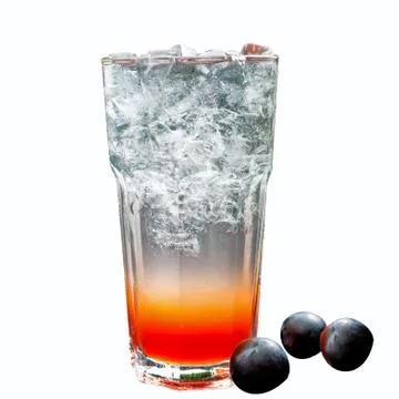Dessert drinks, tea, fruit Stock Photos