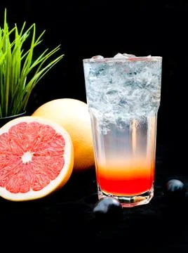 Dessert drinks, tea, fruit Foto stock